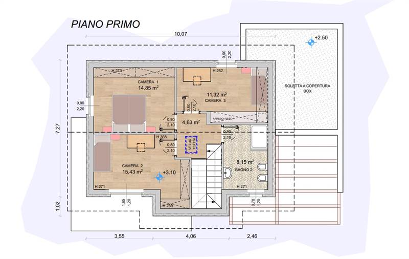 Pianta Piano Primo Villa 2